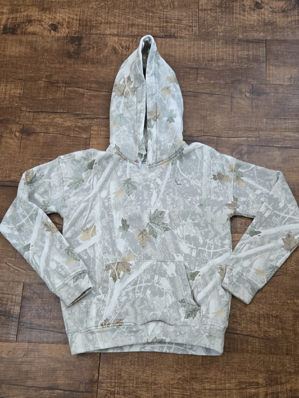 Abercrombie & Fitch Kids Camo Hoodie Casual Streetwear Youth 11/12